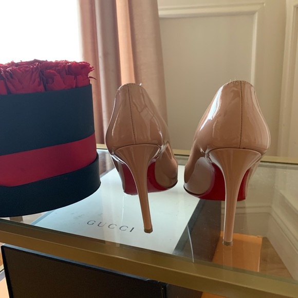 Christian Louboutin pigalle 100 nude heels - Picture 7 of 9